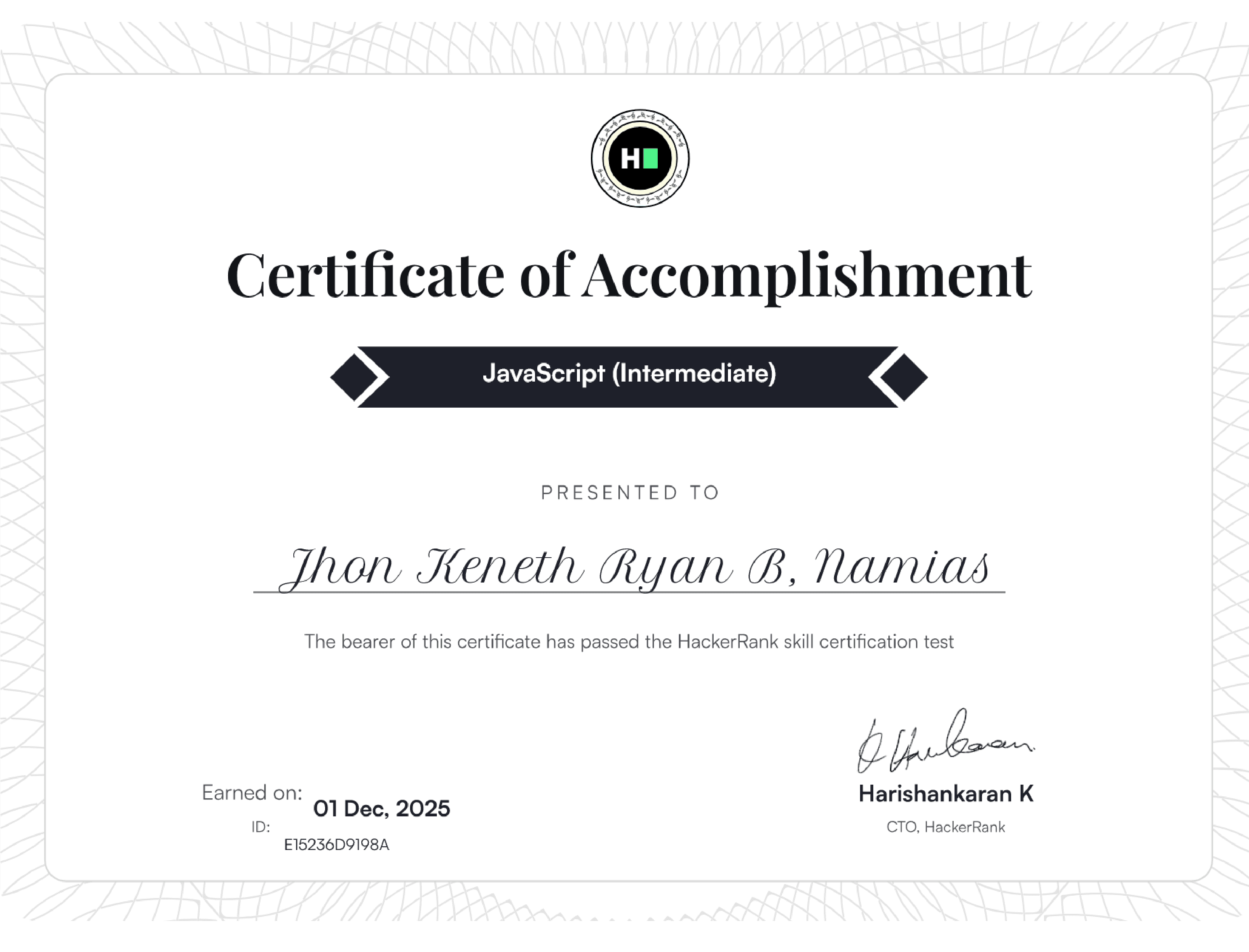 JavaScript (Intermediate)